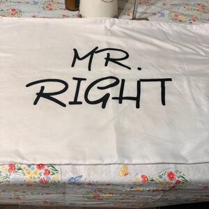 Others Follow White Pillowcase with Black Text